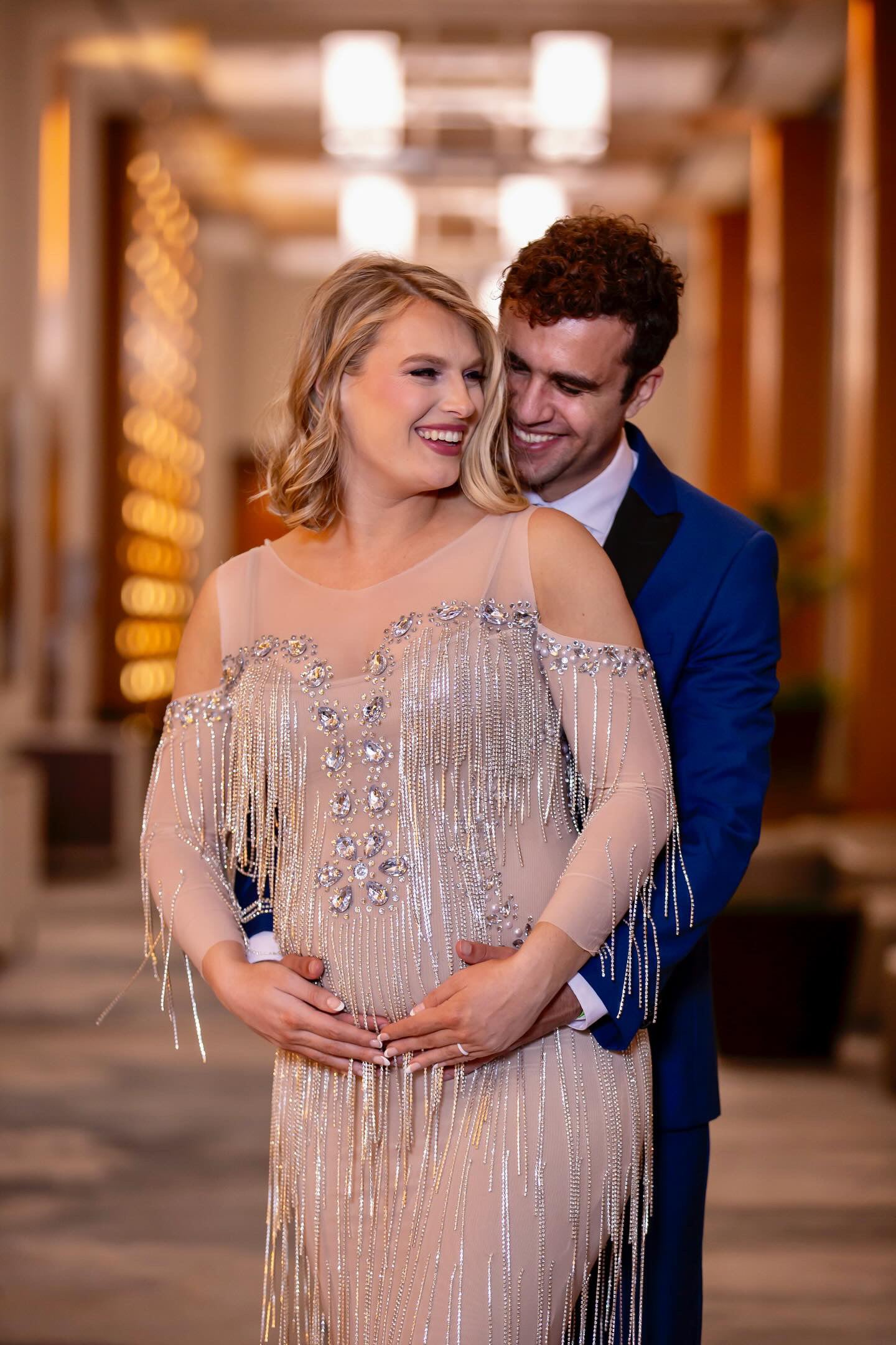 Diamond Tassel Maternity Dress