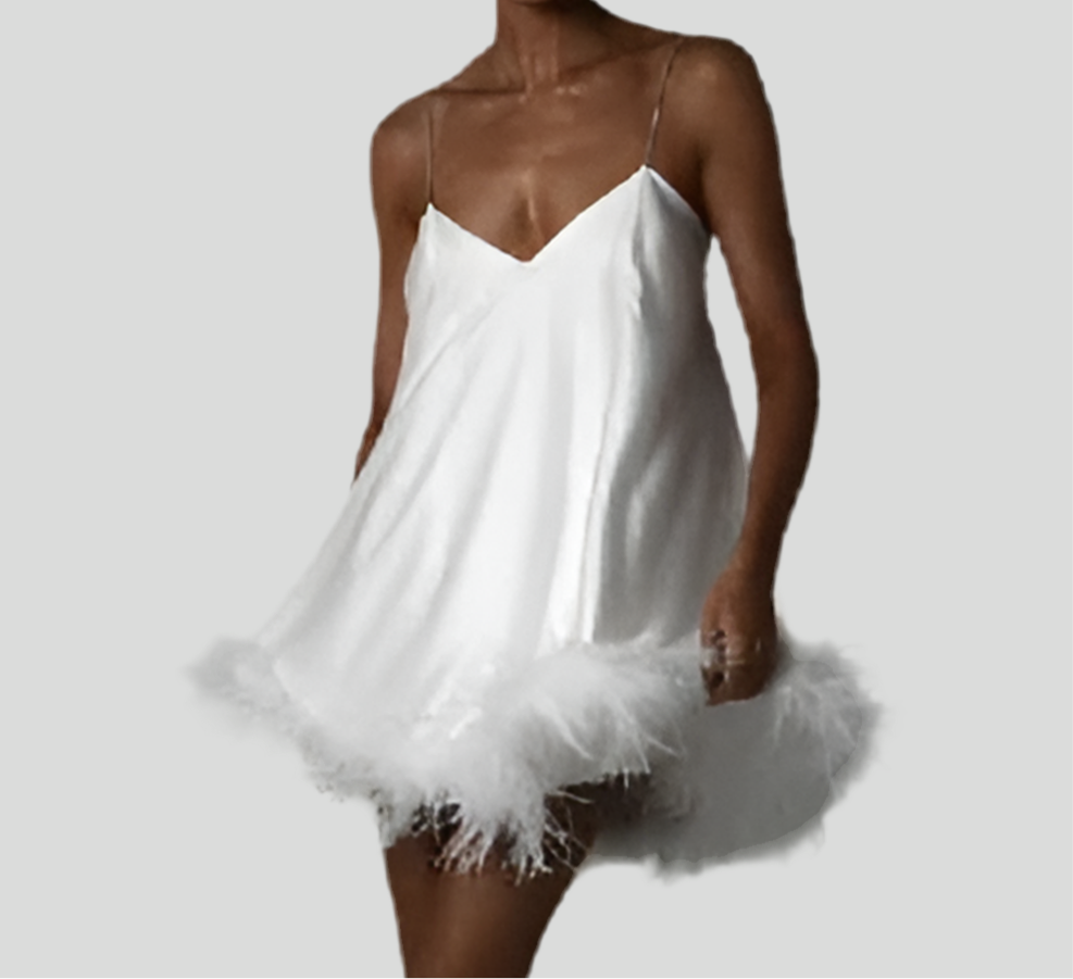 Fana Feathers Bridal Slip wear