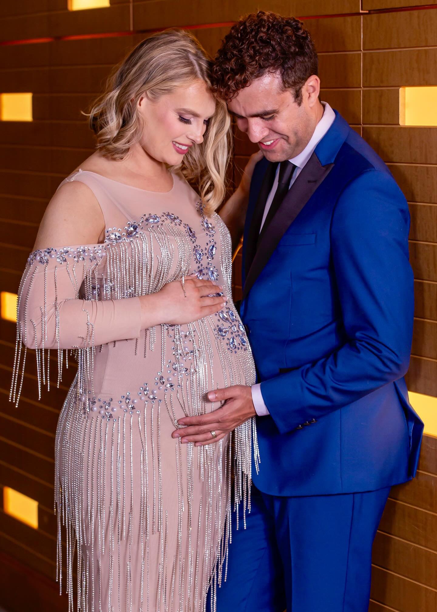 Diamond Tassel Maternity Dress