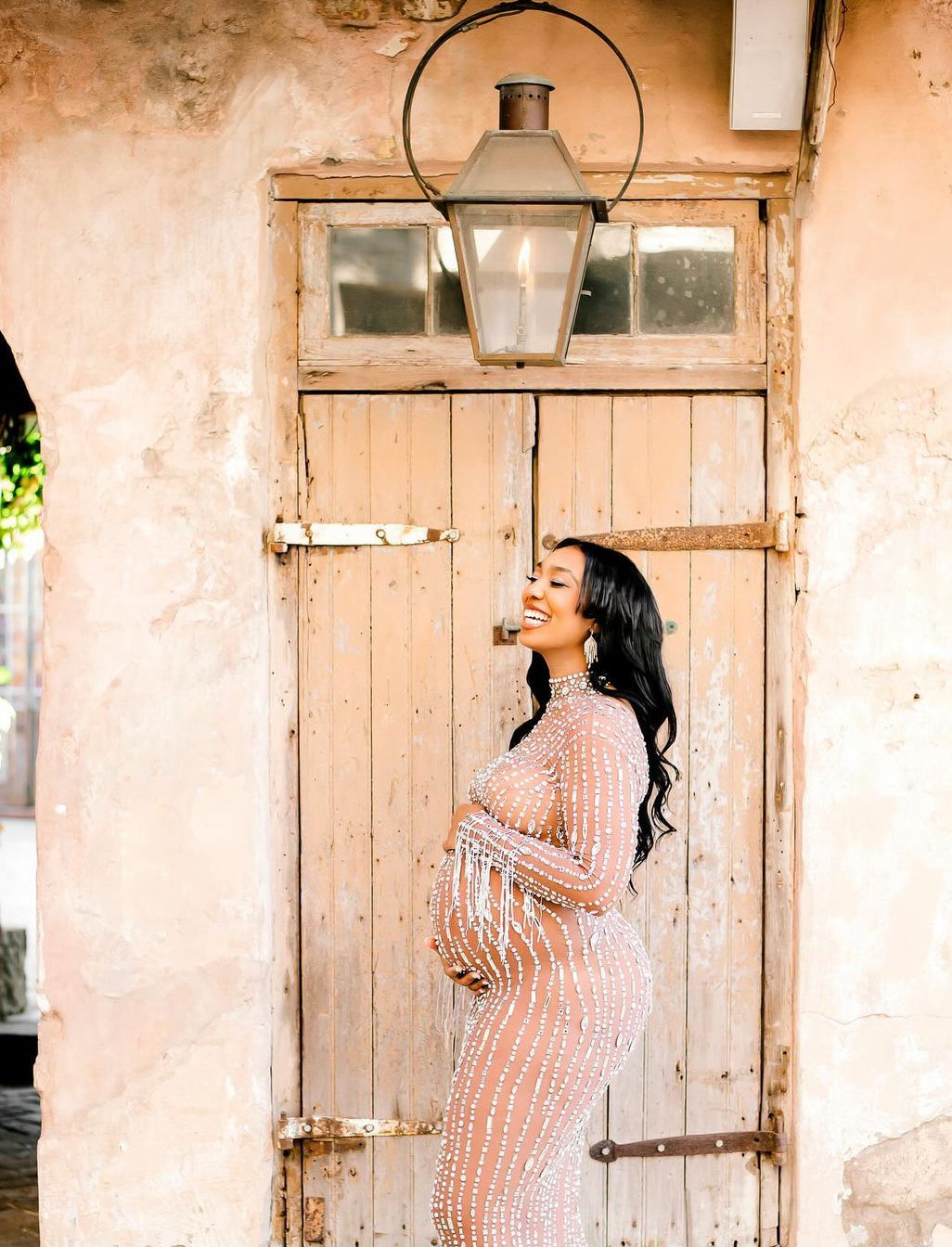 Selassie Tassel Maternity Dress